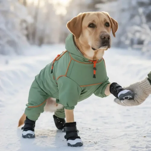 The material characteristics of the wear-resistant dog raincoat